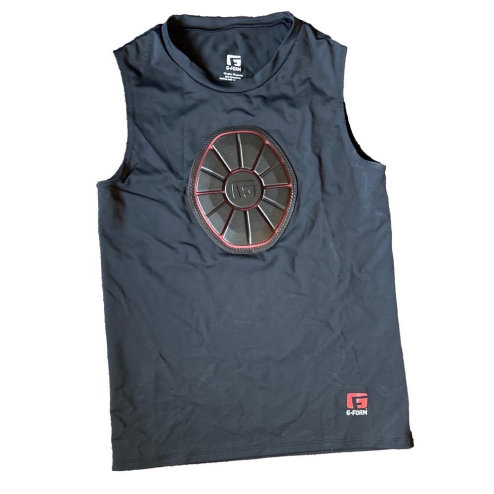 G-Form Black Sleeveless Youth Pro Sternum Shirt ⭐️